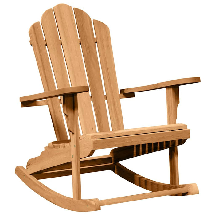 Scaun rocking Adirondack 2 buc. Maro Lemn masiv de tec WALTI
