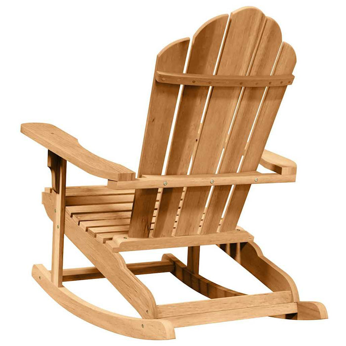 Scaun rocking Adirondack 2 buc. Maro Lemn masiv de tec WALTI