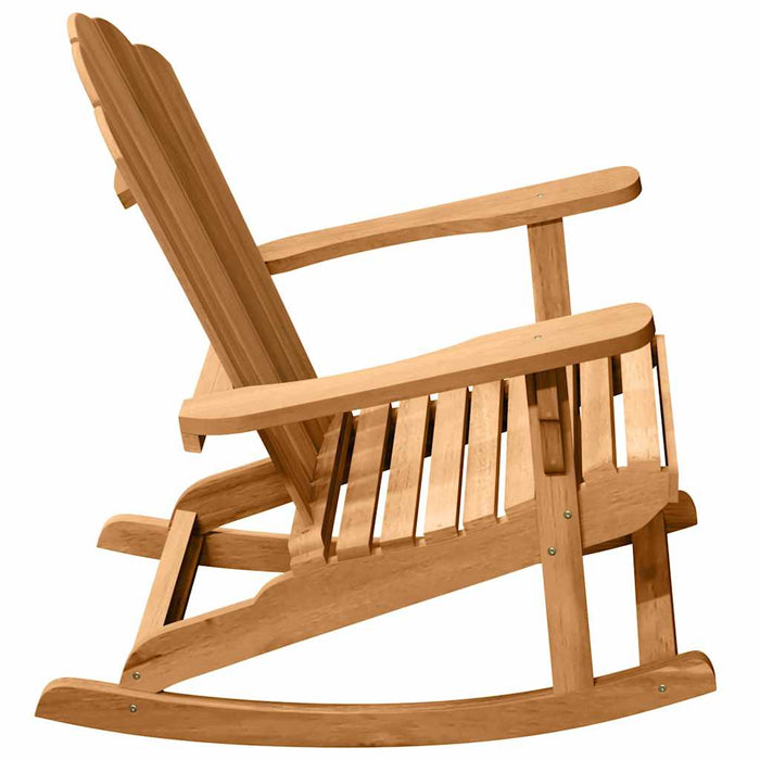 Scaun rocking Adirondack 2 buc. Maro Lemn masiv de tec WALTI