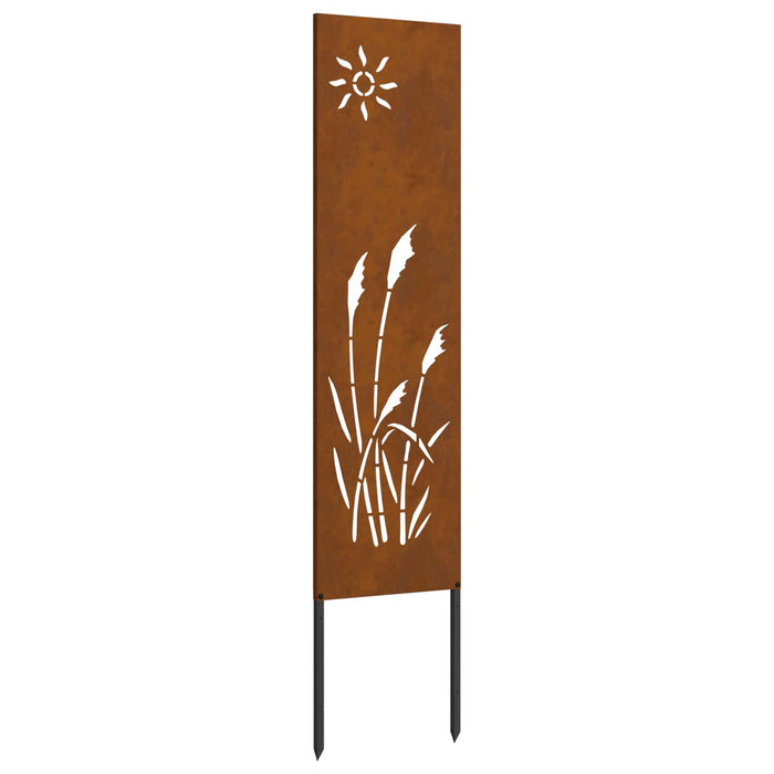 Ecran de intimitate pentru grădină Traforaj Ruginit 32 x 140 cm WALTI
