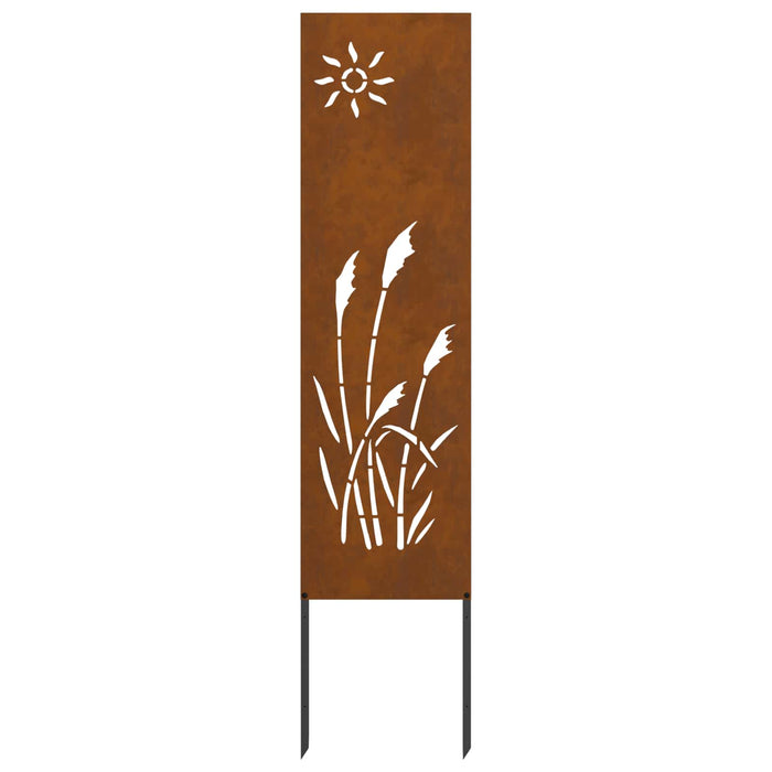 Ecran de intimitate pentru grădină Traforaj Ruginit 32 x 140 cm WALTI