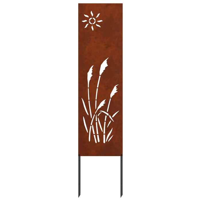 Ecran de intimitate pentru grădină Traforaj Ruginit 32 x 140 cm WALTI