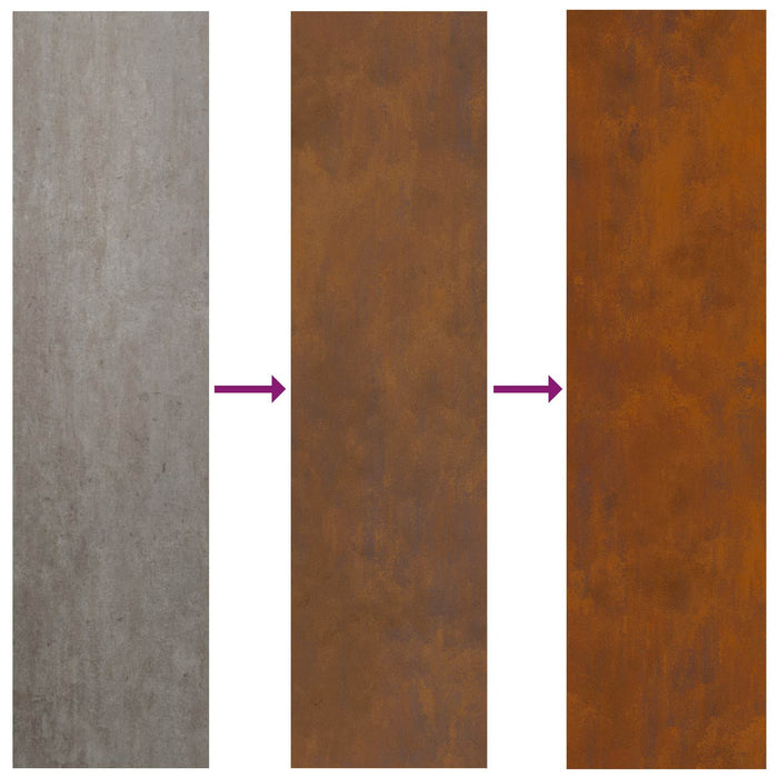 Ecran de intimitate pentru grădină Traforaj Ruginit 32 x 140 cm WALTI