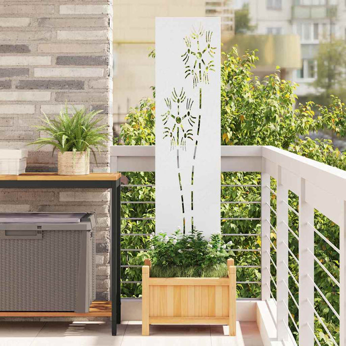 Ecran de intimitate pentru grădină Traforaj Alb 32 x 140 cm - WALTI WALTI