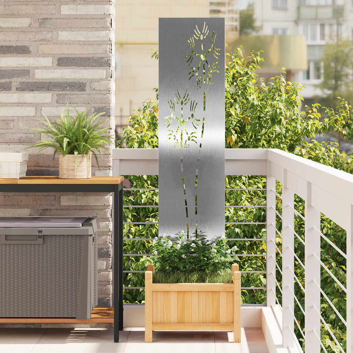 Ecran de intimitate pentru grădină Argintiu 32 x 140 cm WALTI