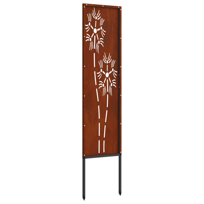 Ecran de intimitate pentru grădină Traforaj Ruginit 32 x 140 cm - WALTI WALTI