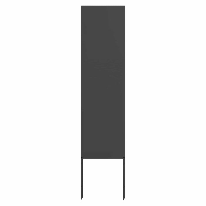 Ecran de intimitate pentru grădină Traforaj Negru 32 x 140 cm WALTI