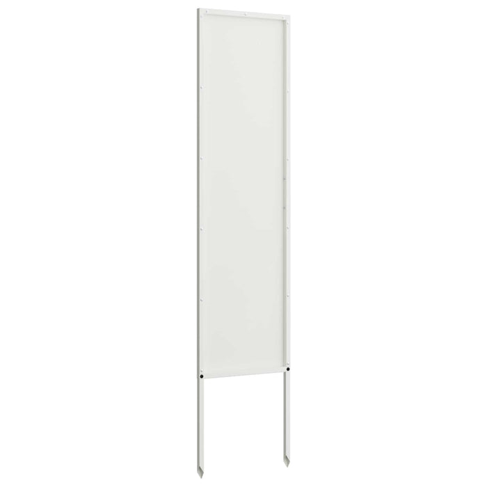 Ecran de intimitate pentru grădină Traforaj Alb 32 x 140 cm WALTI