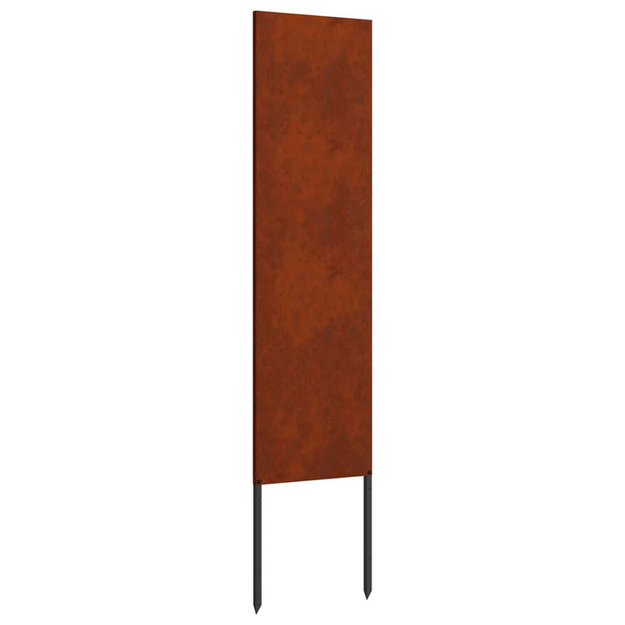 Ecran de intimitate pentru grădină Traforaj Ruginit 32 x 140 cm - WALTI WALTI
