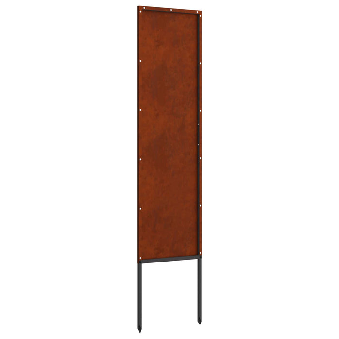 Ecran de intimitate pentru grădină Traforaj Ruginit 32 x 140 cm - WALTI WALTI