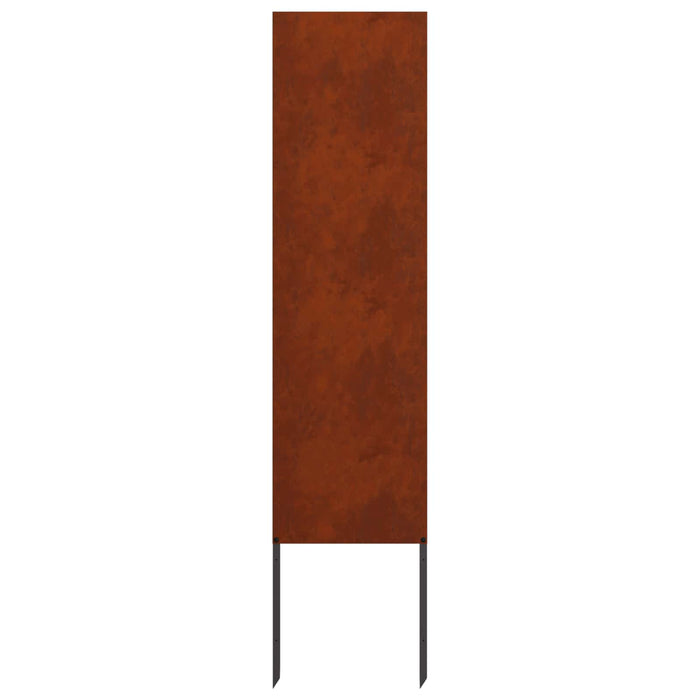 Ecran de intimitate pentru grădină Traforaj Ruginit 32 x 140 cm - WALTI WALTI