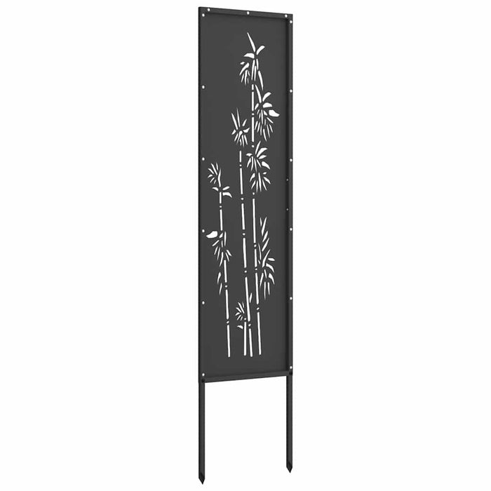 Ecran de intimitate pentru grădină Floral Negru 32 x 140 cm - WALTI WALTI
