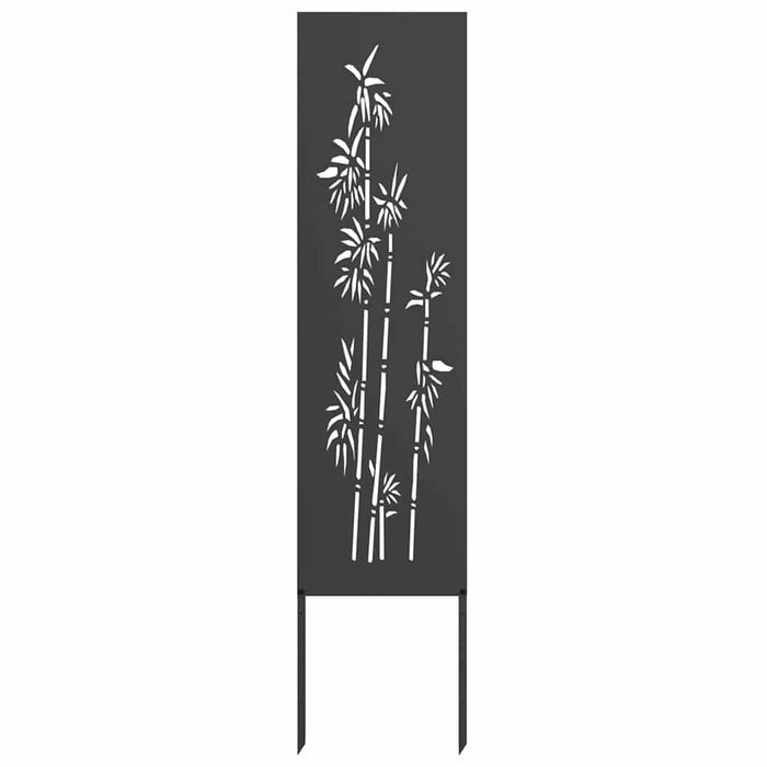 Ecran de intimitate pentru grădină Floral Negru 32 x 140 cm - WALTI WALTI