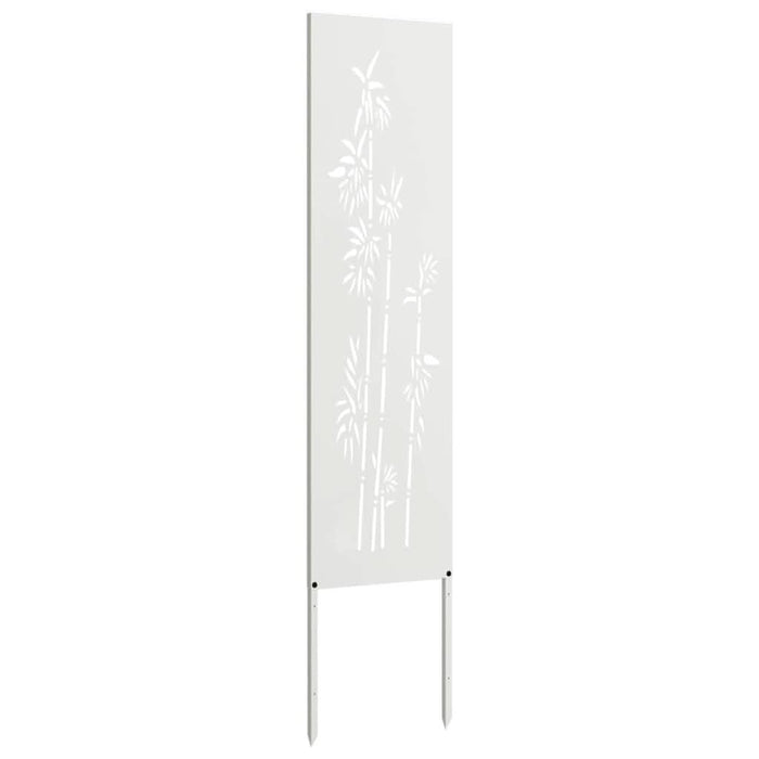 Ecran de intimitate pentru grădină Floral Alb 32 x 140 cm - WALTI WALTI