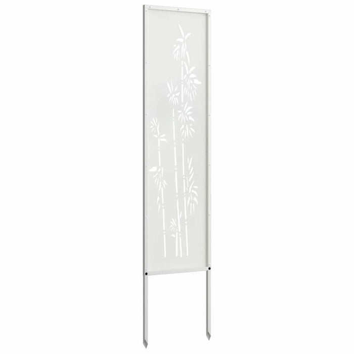 Ecran de intimitate pentru grădină Floral Alb 32 x 140 cm - WALTI WALTI