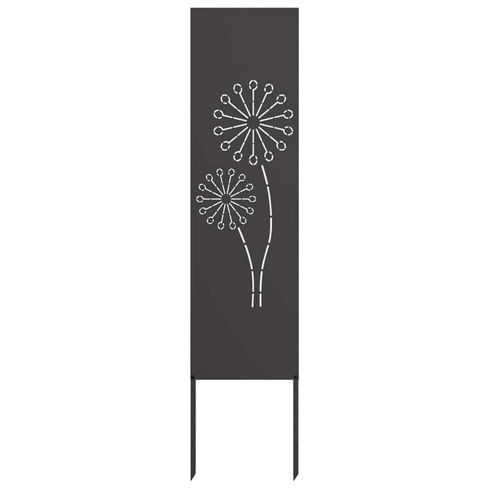 Ecran de intimitate pentru grădină Traforaj Negru 32 x 140 cm - WALTI WALTI
