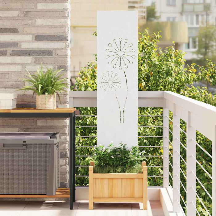 Ecran de intimitate pentru grădină Traforaj Alb 32 x 140 cm - WALTI WALTI