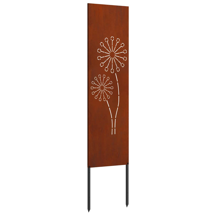 Ecran de intimitate pentru grădină Traforaj Ruginit 32 x 140 cm WALTI