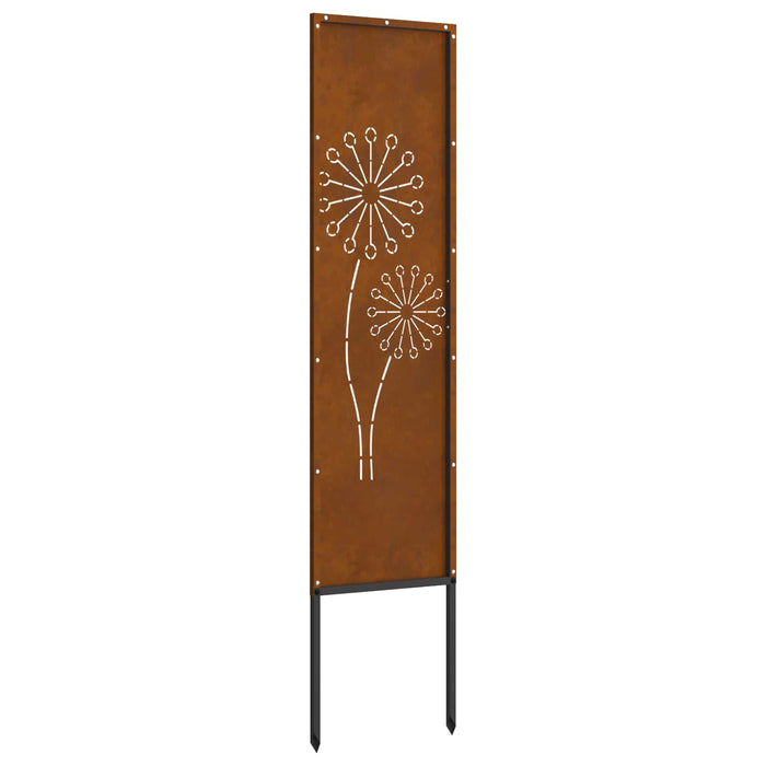 Ecran de intimitate pentru grădină Traforaj Ruginit 32 x 140 cm WALTI