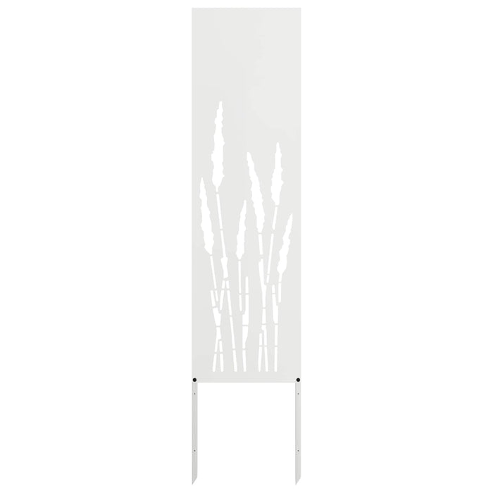 Ecran de intimitate pentru grădină Traforaj Alb 32 x 140 cm WALTI