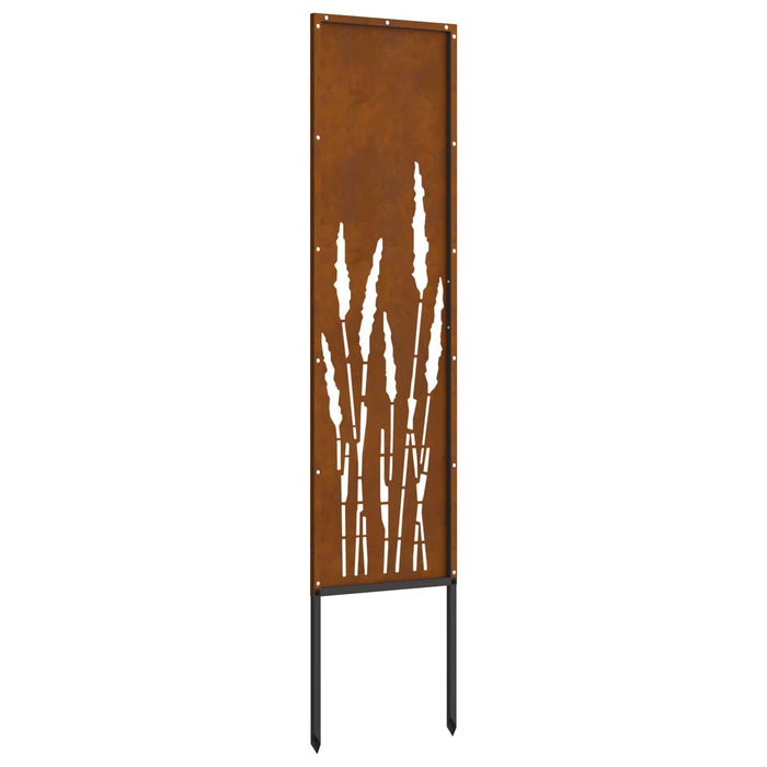 Ecran de intimitate pentru grădină Traforaj Ruginit 32 x 140 cm WALTI