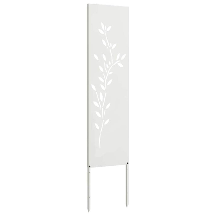Ecran de intimitate pentru grădină Floral Alb 32 x 140 cm - WALTI WALTI