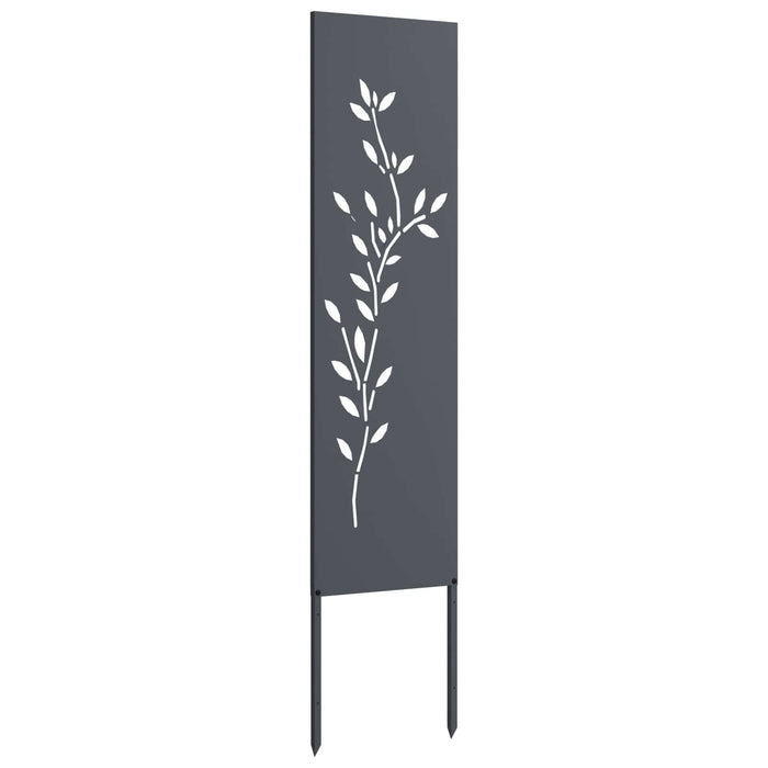 Ecran de intimitate pentru grădină Floral Antracit 32 x 140 cm WALTI