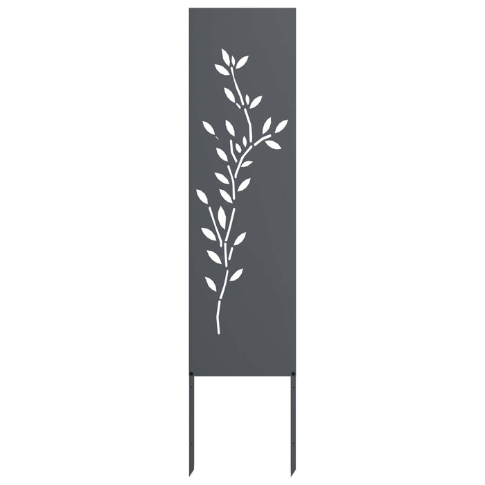 Ecran de intimitate pentru grădină Floral Antracit 32 x 140 cm WALTI