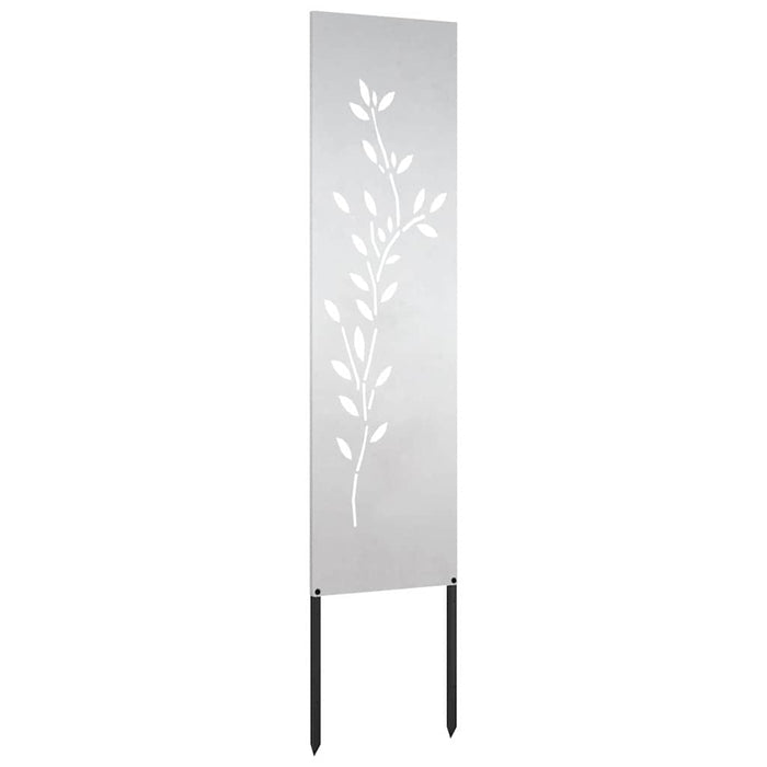 Ecran de intimitate pentru grădină Floral Argintiu 32 x 140 cm - WALTI WALTI