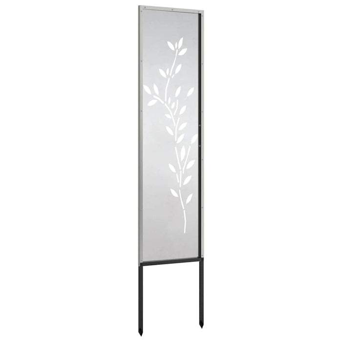 Ecran de intimitate pentru grădină Floral Argintiu 32 x 140 cm - WALTI WALTI