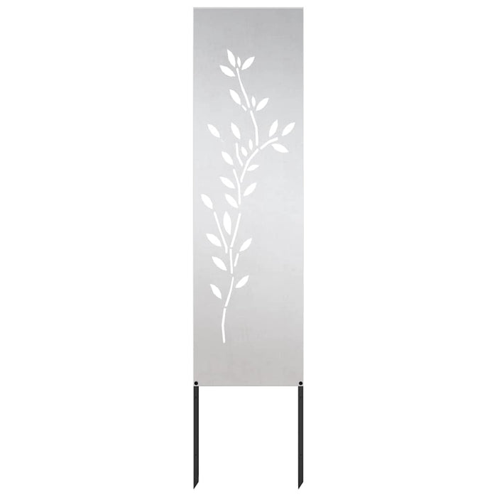 Ecran de intimitate pentru grădină Floral Argintiu 32 x 140 cm - WALTI WALTI