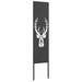Ecran de intimitate pentru grădină Negru 32 x 140 cm - WALTI WALTI