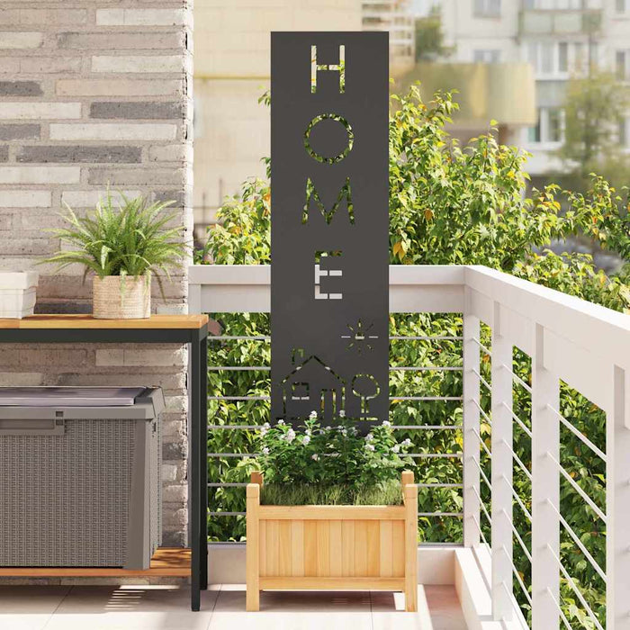 Ecran de intimitate pentru grădină Traforaj Negru 32 x 140 cm - WALTI WALTI