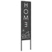 Ecran de intimitate pentru grădină Traforaj Negru 32 x 140 cm - WALTI WALTI