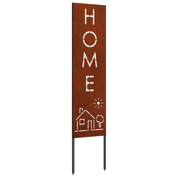 Ecran de intimitate pentru grădină Traforaj Ruginit 32 x 140 cm - WALTI WALTI