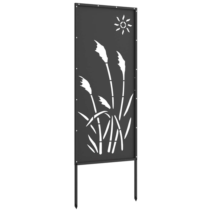 Ecran de intimitate pentru grădină Traforaj Negru 50 x 140 cm WALTI