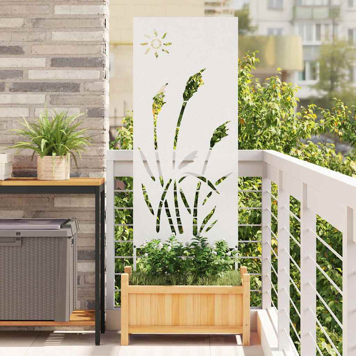 Ecran de intimitate pentru grădină Traforaj Alb 50 x 140 cm - WALTI WALTI