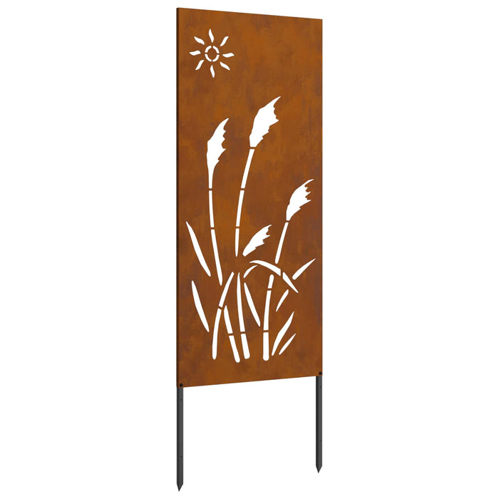 Ecran de intimitate pentru grădină Traforaj Ruginit 50 x 140 cm WALTI
