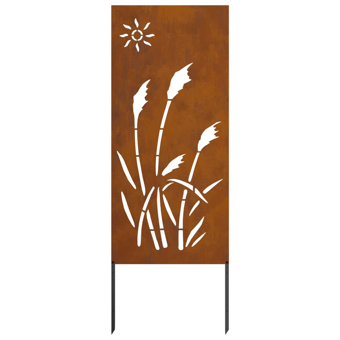 Ecran de intimitate pentru grădină Traforaj Ruginit 50 x 140 cm WALTI