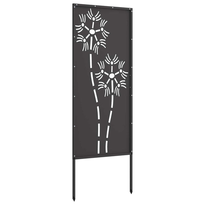 Ecran de intimitate pentru grădină Traforaj Negru 50 x 140 cm WALTI