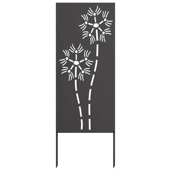 Ecran de intimitate pentru grădină Traforaj Negru 50 x 140 cm WALTI