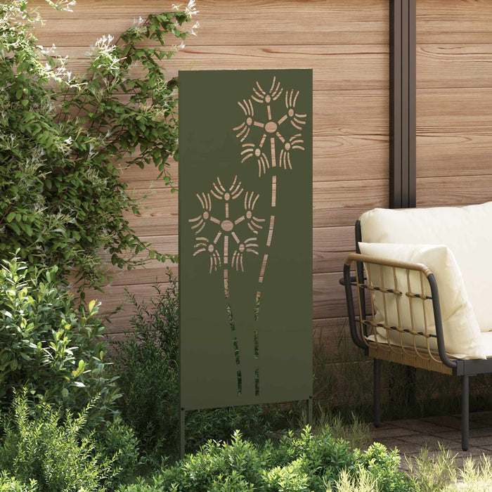 Ecran de intimitate pentru grădină Olivengrønn 50 x 140 cm WALTI