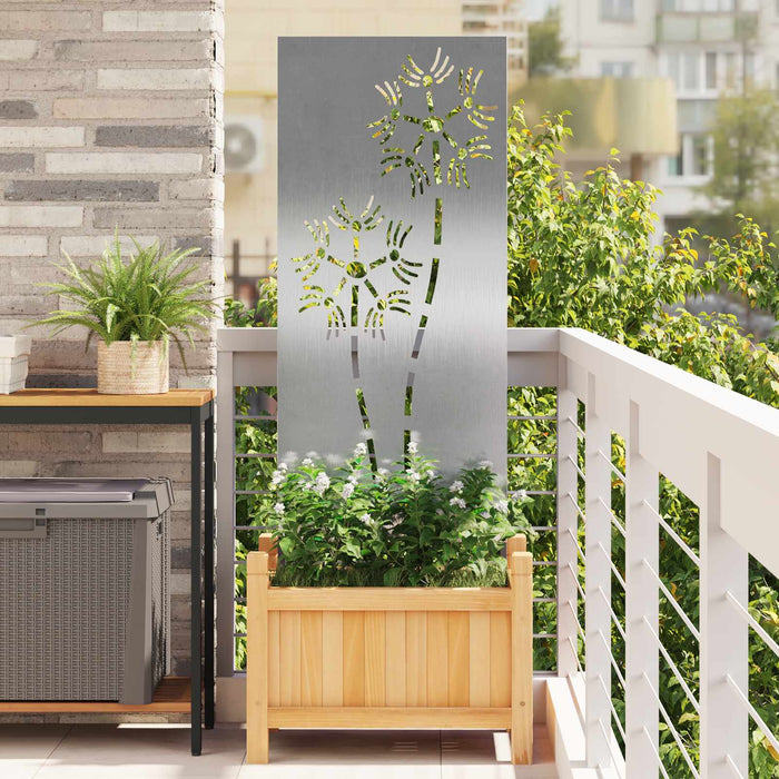 Ecran de intimitate pentru grădină Argintiu 50 x 140 cm WALTI