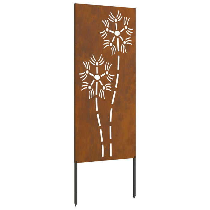 Ecran de intimitate pentru grădină Traforaj Ruginit 50 x 140 cm - WALTI WALTI