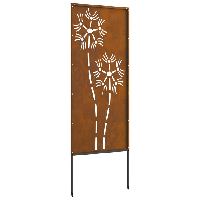 Ecran de intimitate pentru grădină Traforaj Ruginit 50 x 140 cm - WALTI WALTI