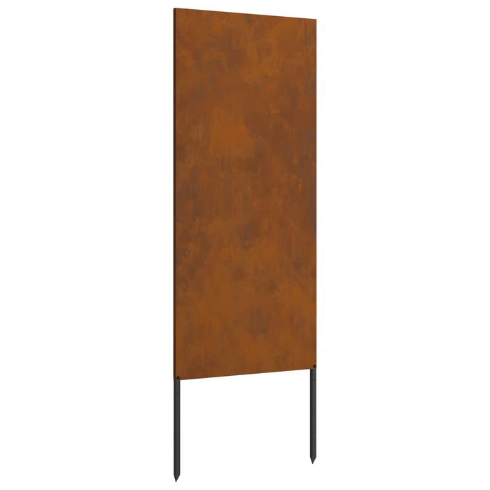 Ecran de intimitate pentru grădină Traforaj Ruginit 50 x 140 cm WALTI