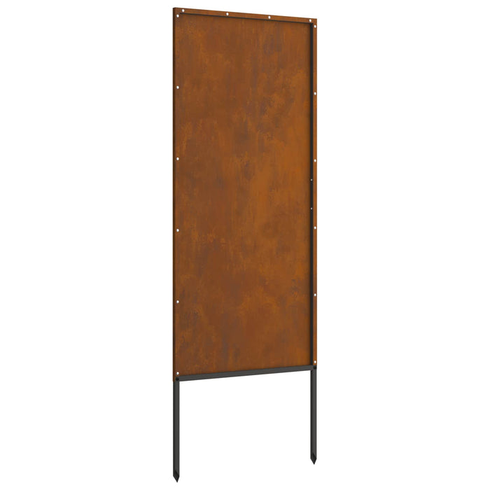 Ecran de intimitate pentru grădină Traforaj Ruginit 50 x 140 cm WALTI