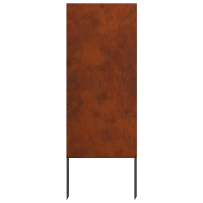 Ecran de intimitate pentru grădină Traforaj Ruginit 50 x 140 cm WALTI