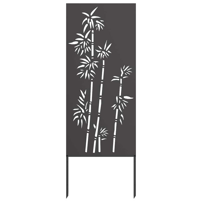Ecran de intimitate pentru grădină Floral Negru 50 x 140 cm WALTI