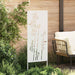 Ecran de intimitate pentru grădină Floral Alb 50 x 140 cm - WALTI WALTI
